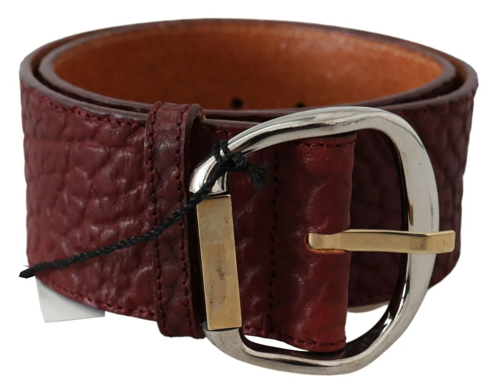 GF Ferre Women's Elegant Brown Leather Fashion Belt