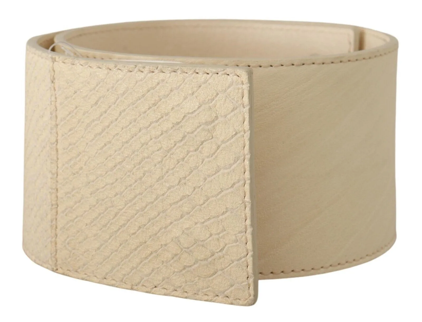 GF Ferre Women's Elegant Off-White Fashion Belt