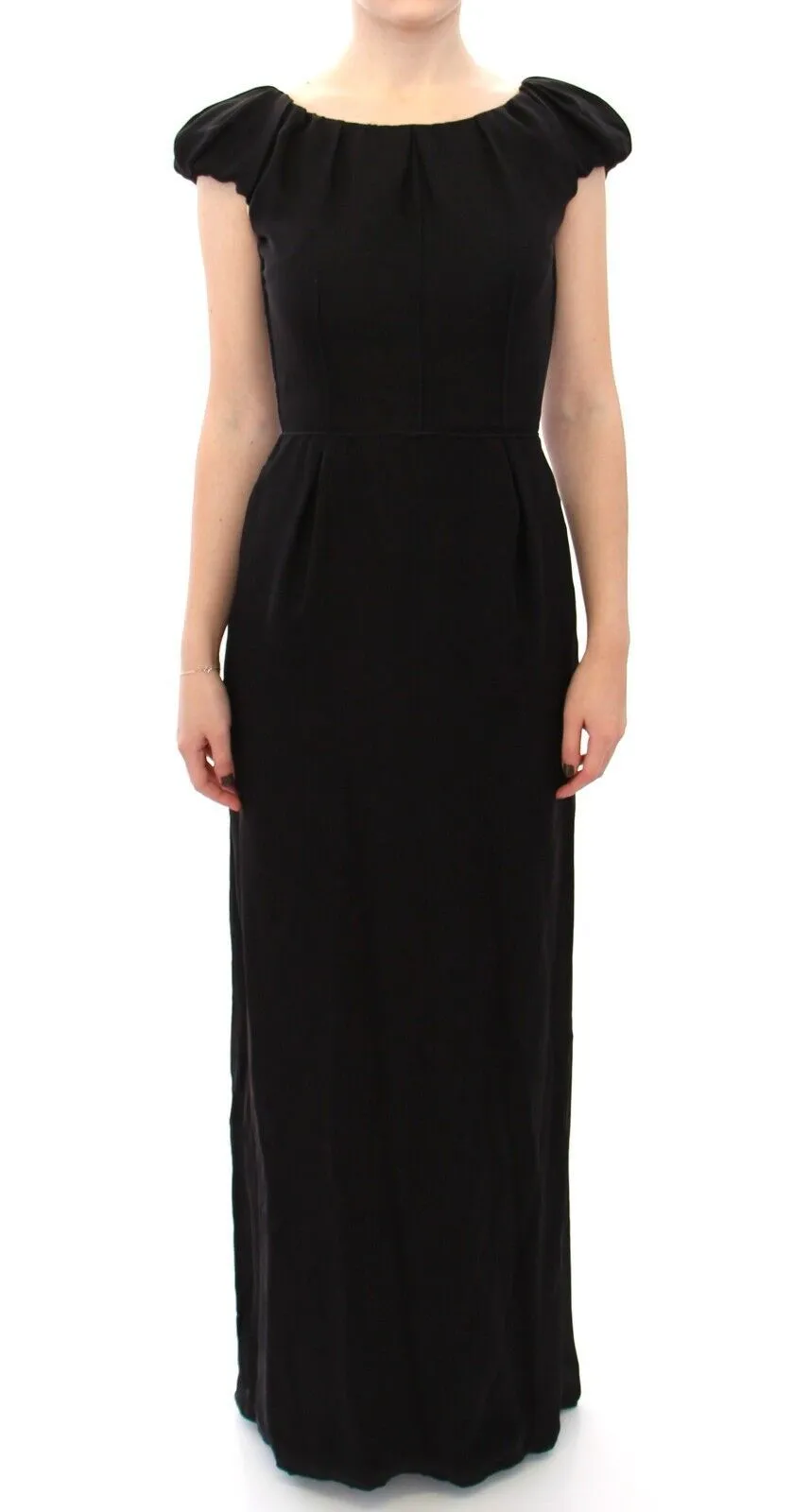 Dolce & Gabbana Women's Elegant Silk Shortsleeved Evening Gown