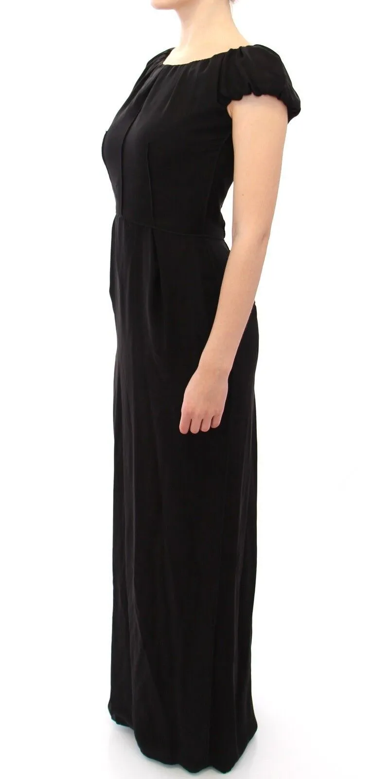 Dolce & Gabbana Women's Elegant Silk Shortsleeved Evening Gown