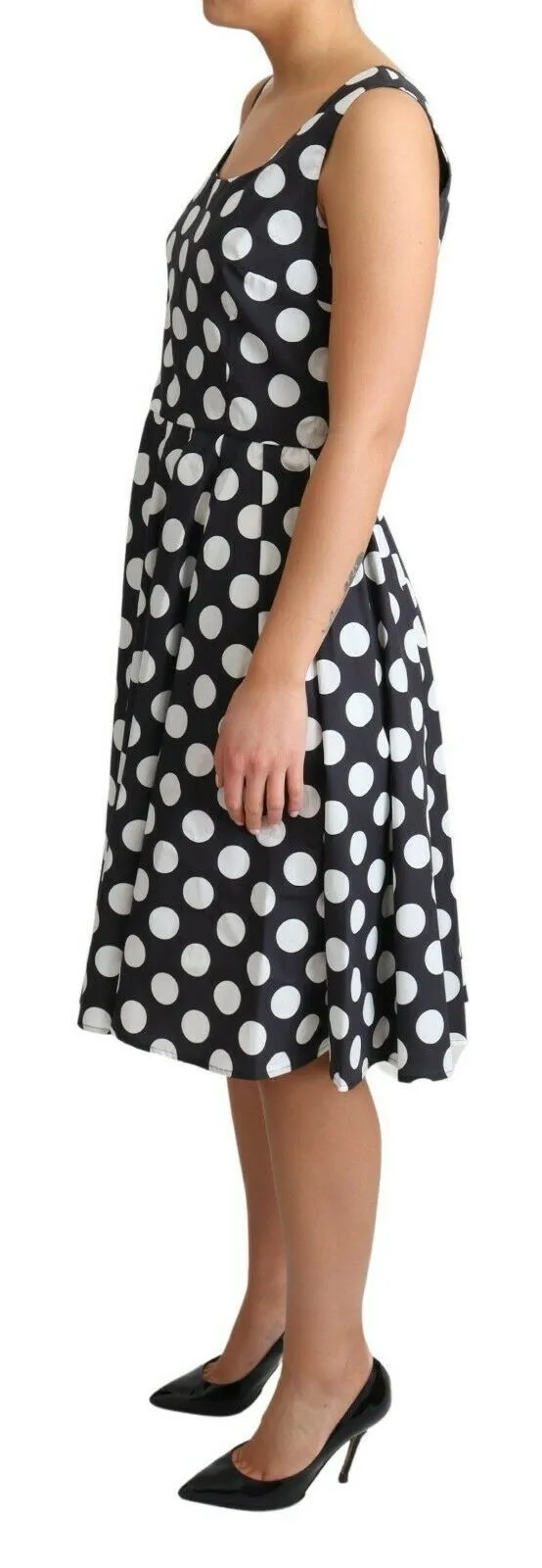Dolce & Gabbana Women's Polka Dot Sleeveless A-Line Dress