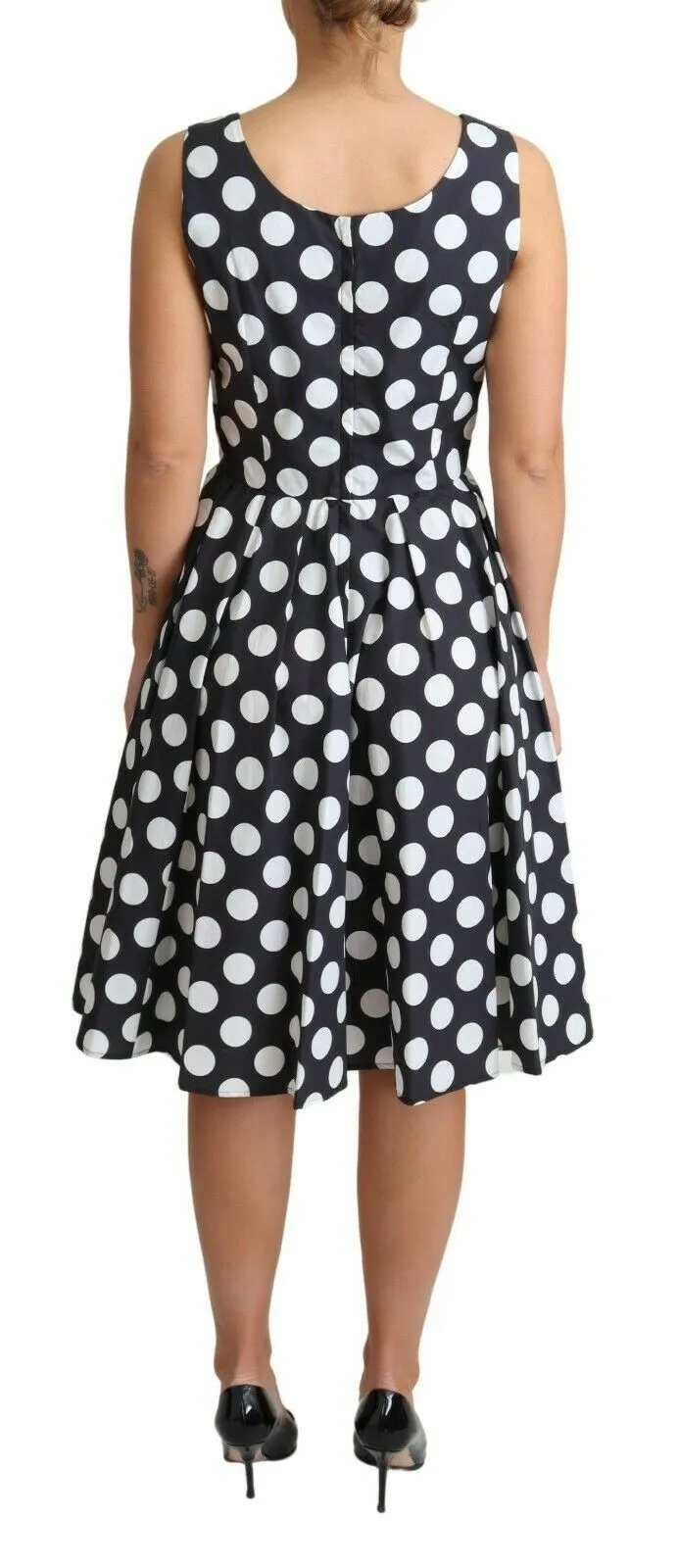 Dolce & Gabbana Women's Polka Dot Sleeveless A-Line Dress