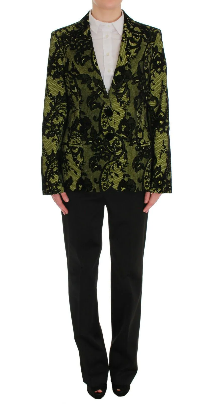 BENCIVENGA Women's Elegant Two-Piece Cotton Blend Suit Set
