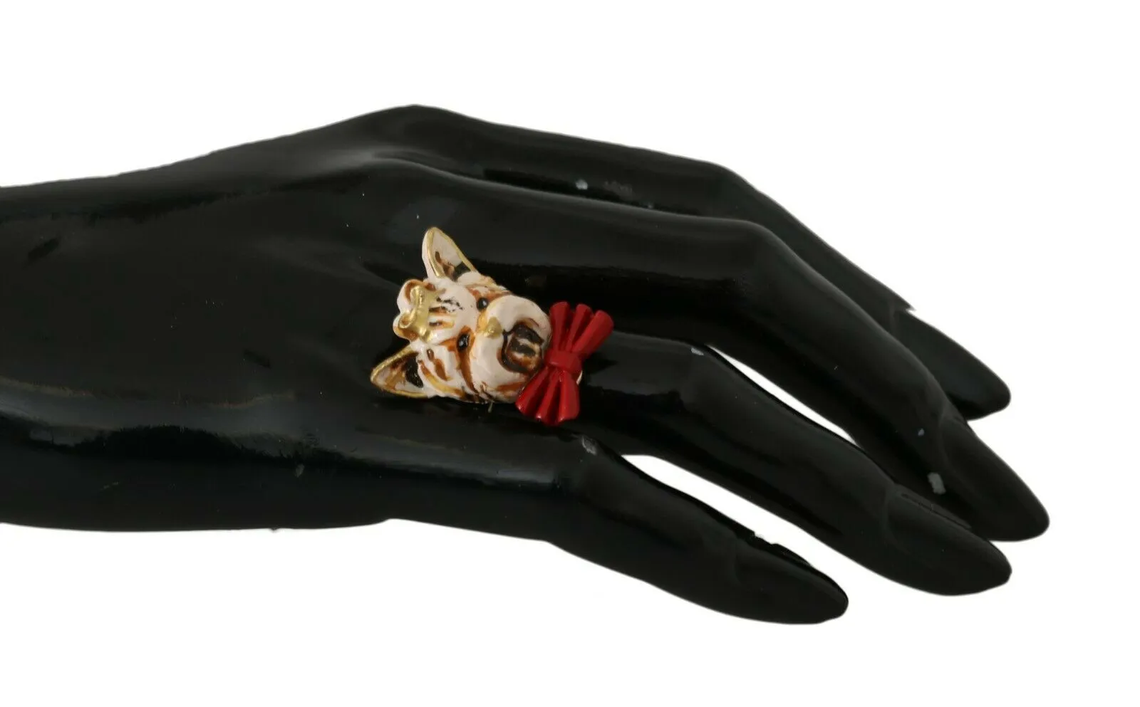Dolce & Gabbana Women's Elegant Canine Charm Women's Ring