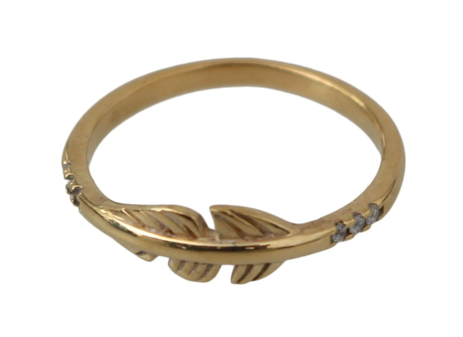 Nialaya Women's Elegant Gold CZ Crystal Women's Ring