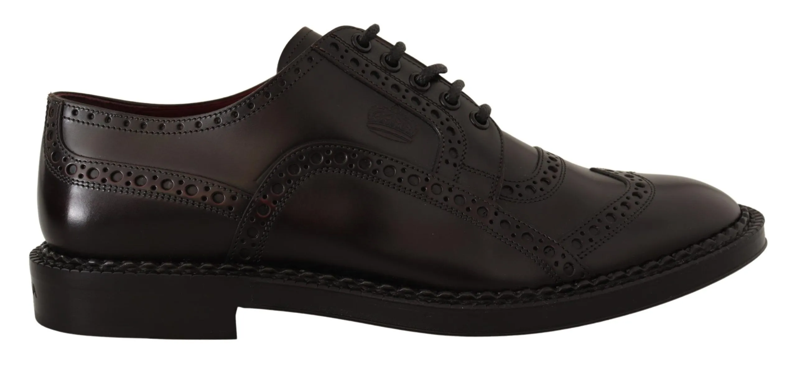 Dolce & Gabbana Men's Elegant Grape Purple Derby Shoes