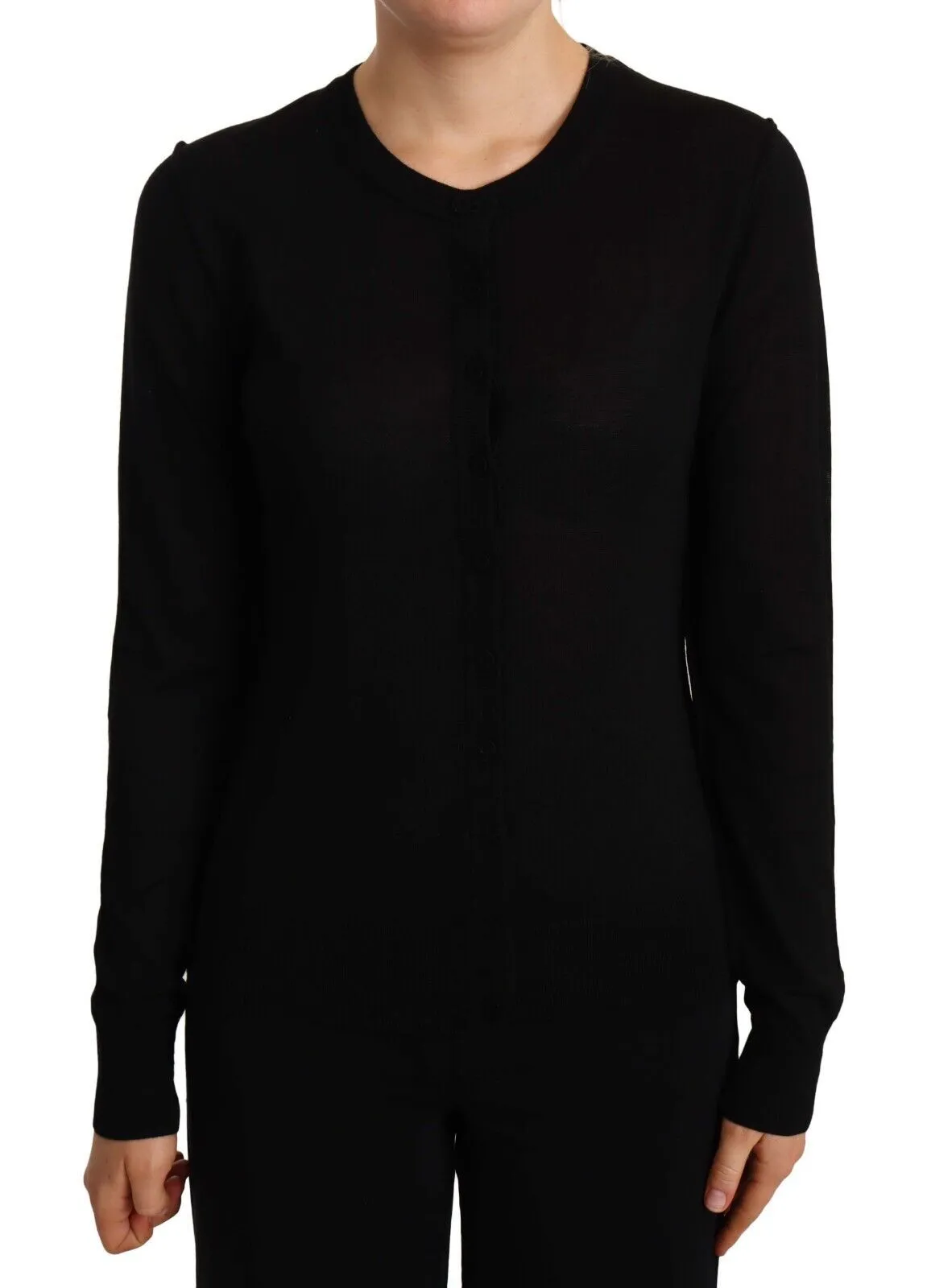 Dolce & Gabbana Women's Elegant Crewneck Virgin Wool Sweater
