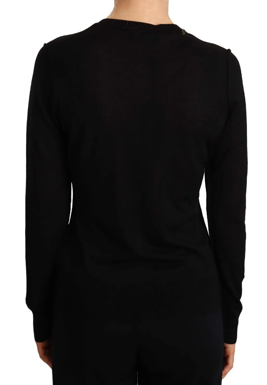 Dolce & Gabbana Women's Elegant Crewneck Virgin Wool Sweater