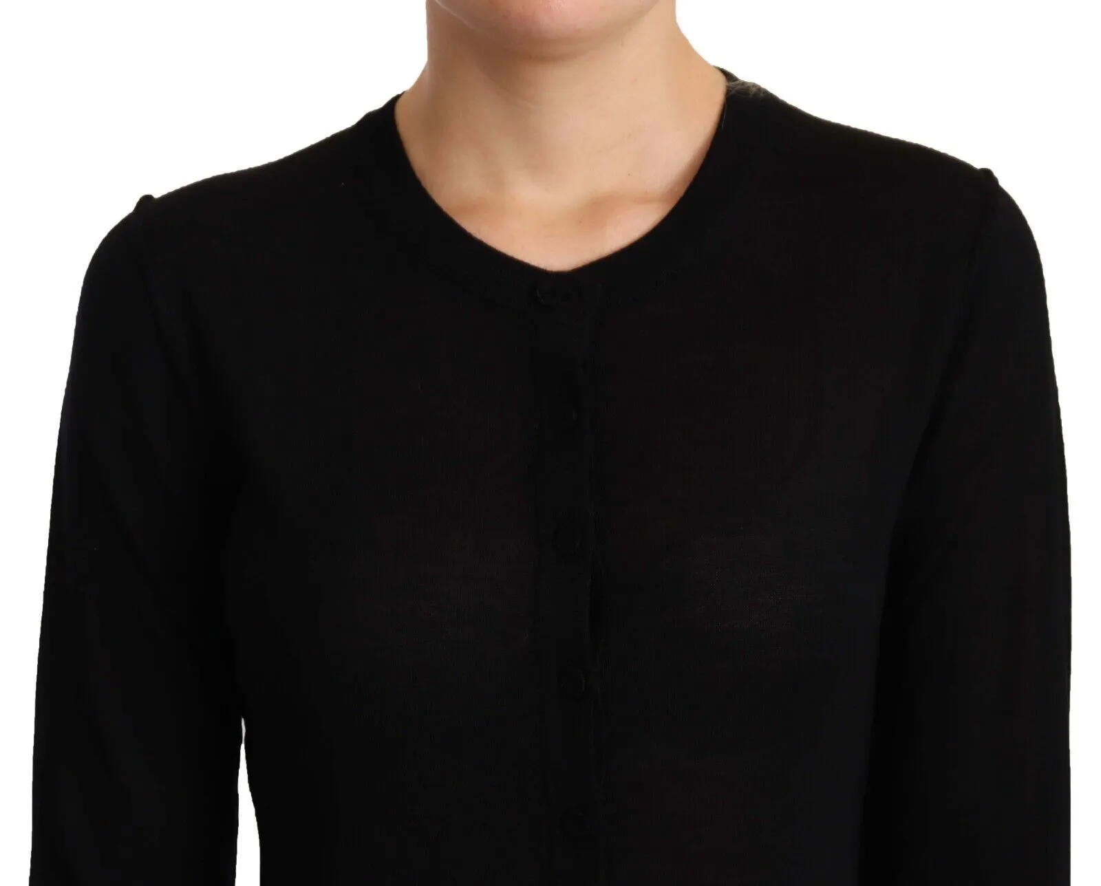 Dolce & Gabbana Women's Elegant Crewneck Virgin Wool Sweater