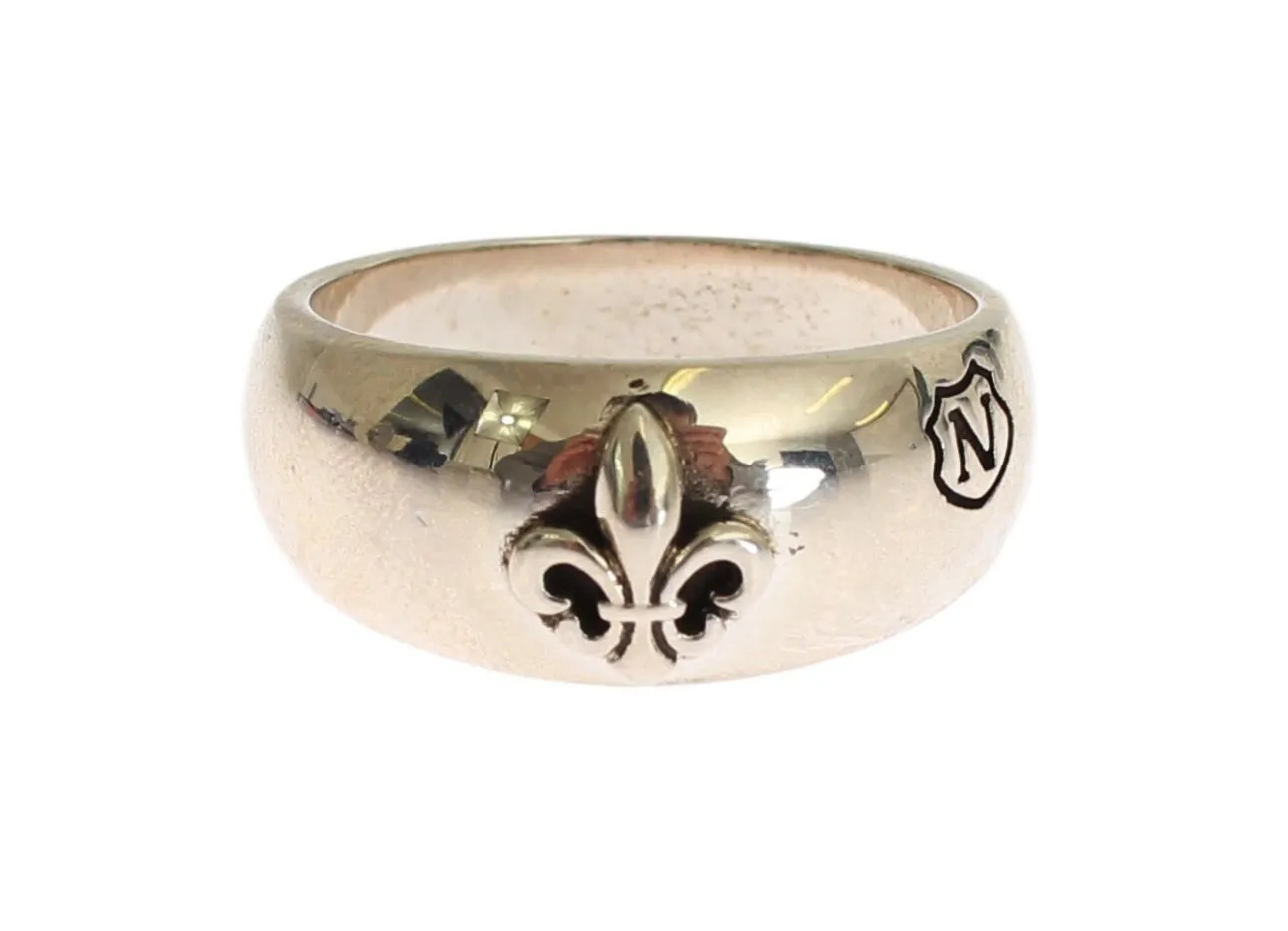 Nialaya Men's Elegant Men's Sterling Silver Statement Ring