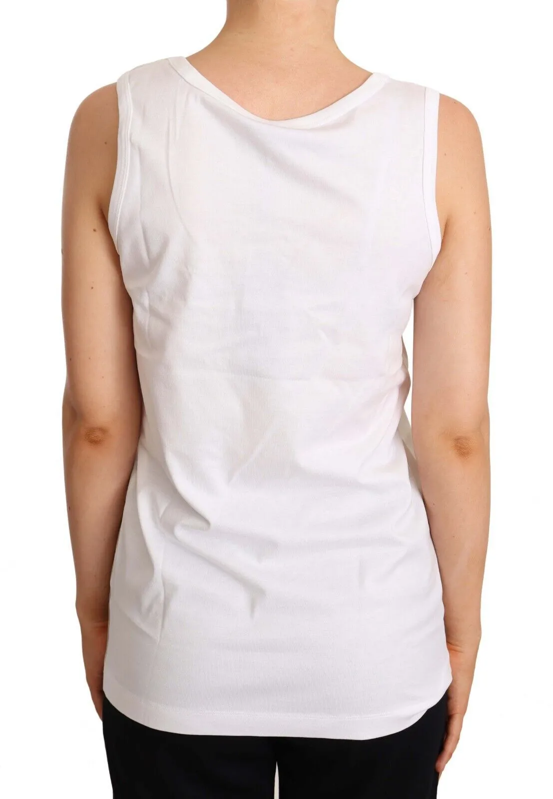 Dolce & Gabbana Women's Elegant Sleeveless Ace of Hearts Tank Top