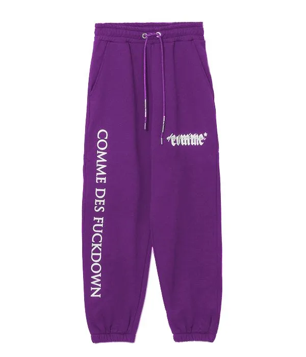 Comme Des Fuckdown Women's Elegant Stretch Cotton Sweatpants