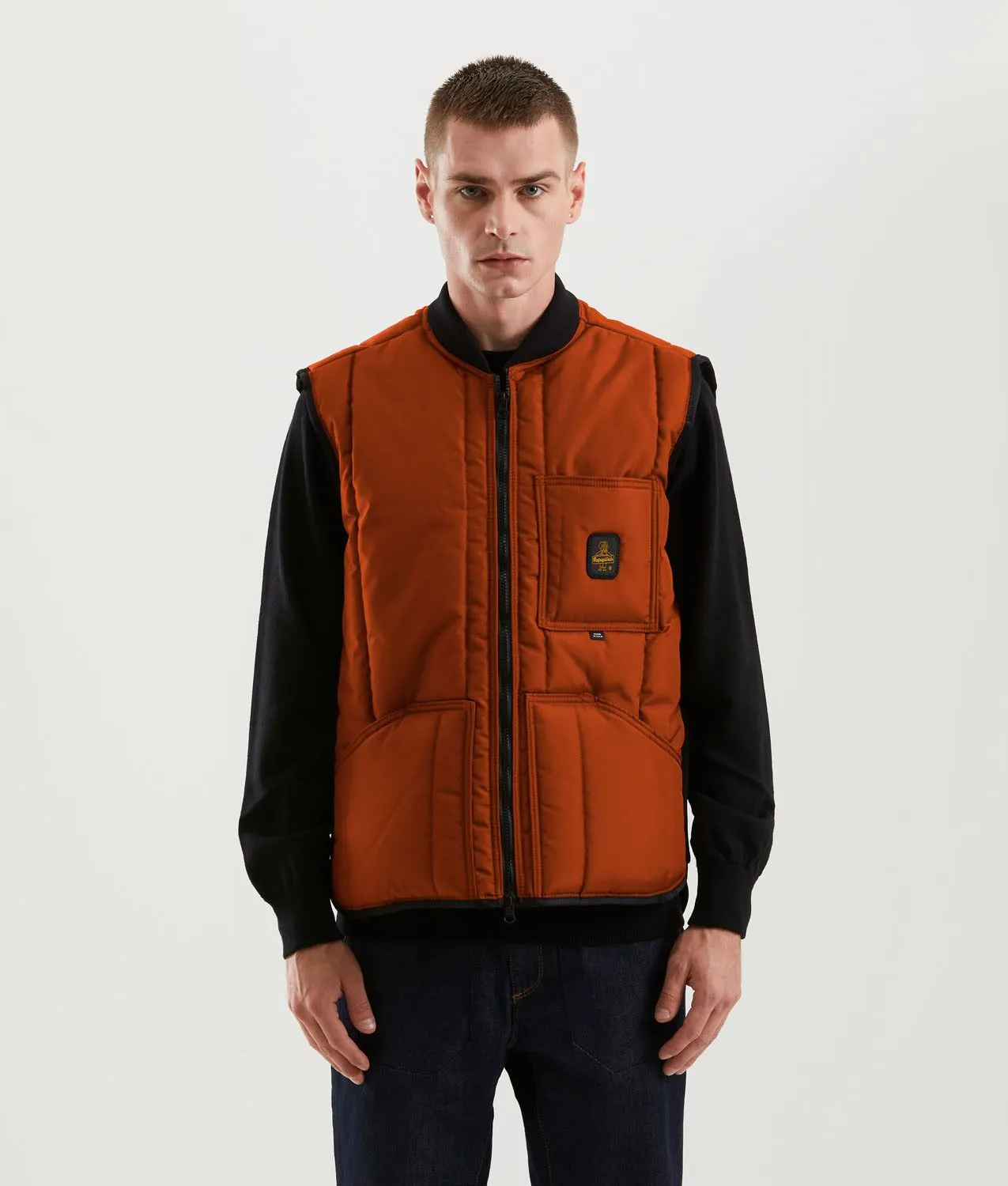 Refrigiwear Men's "Orange Polyester Men's Gilet"