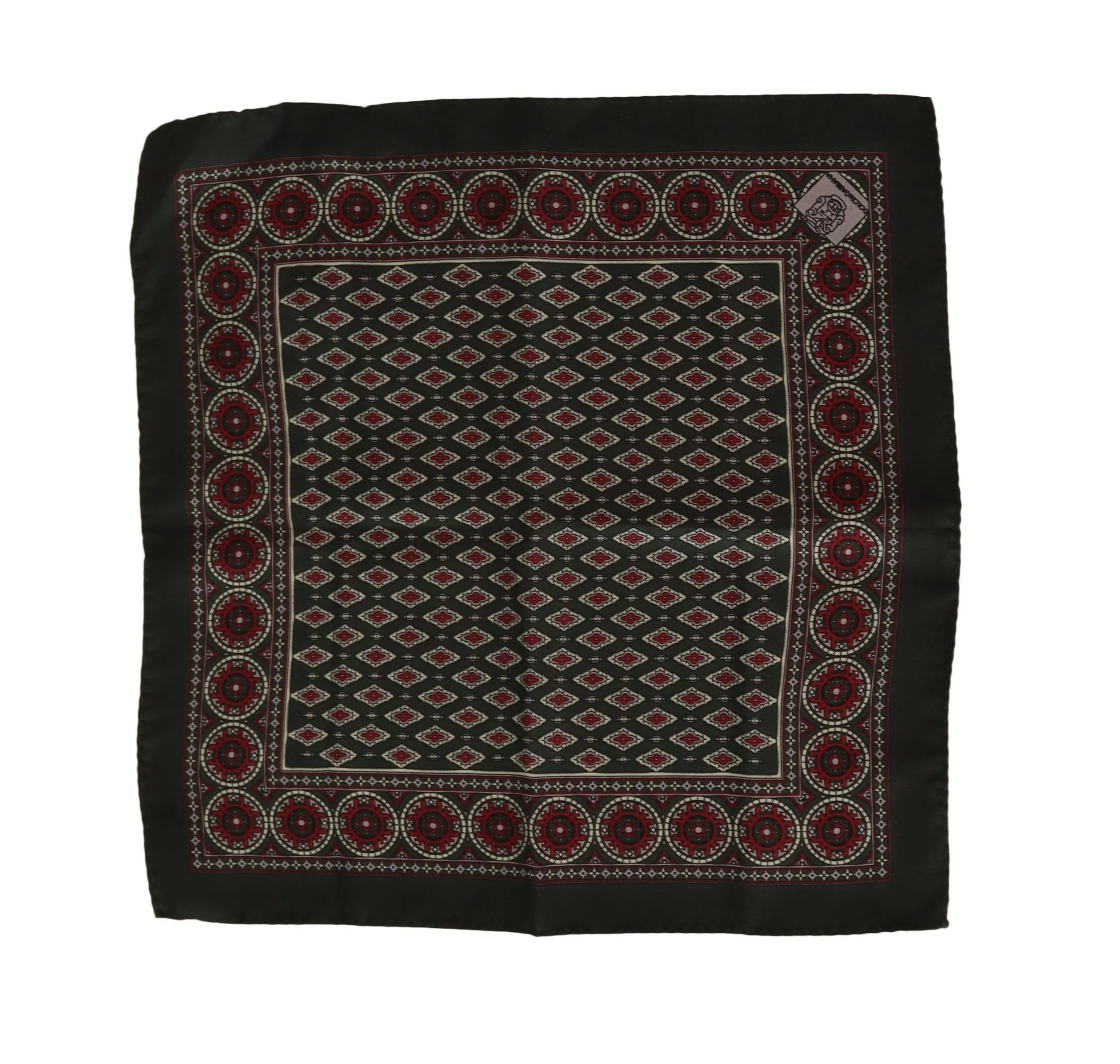 Dolce & Gabbana Men's Elegant Silk Pocket Square Accessory