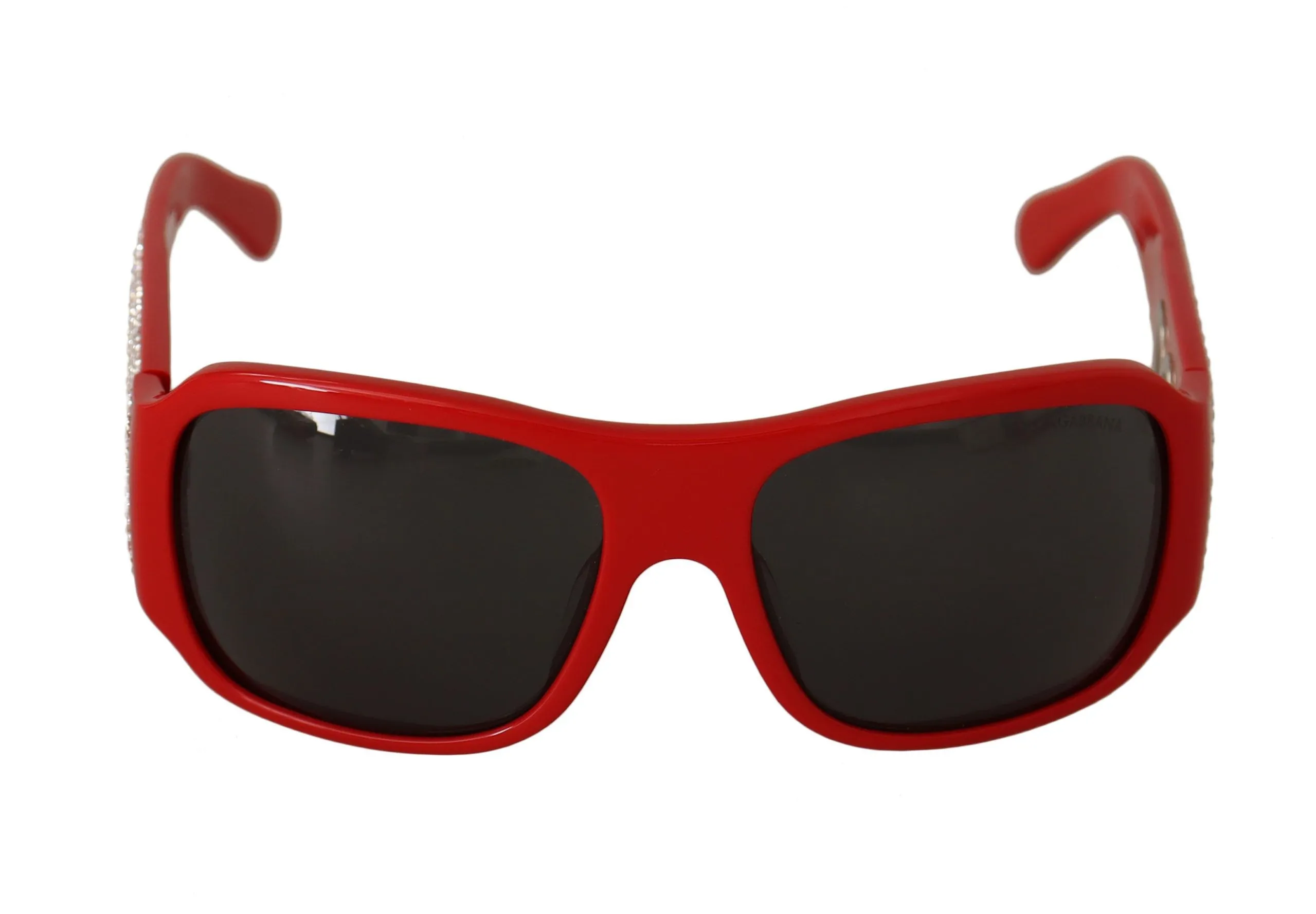 Dolce & Gabbana Women's Swarovski Stone Embellished Red Sunglasses
