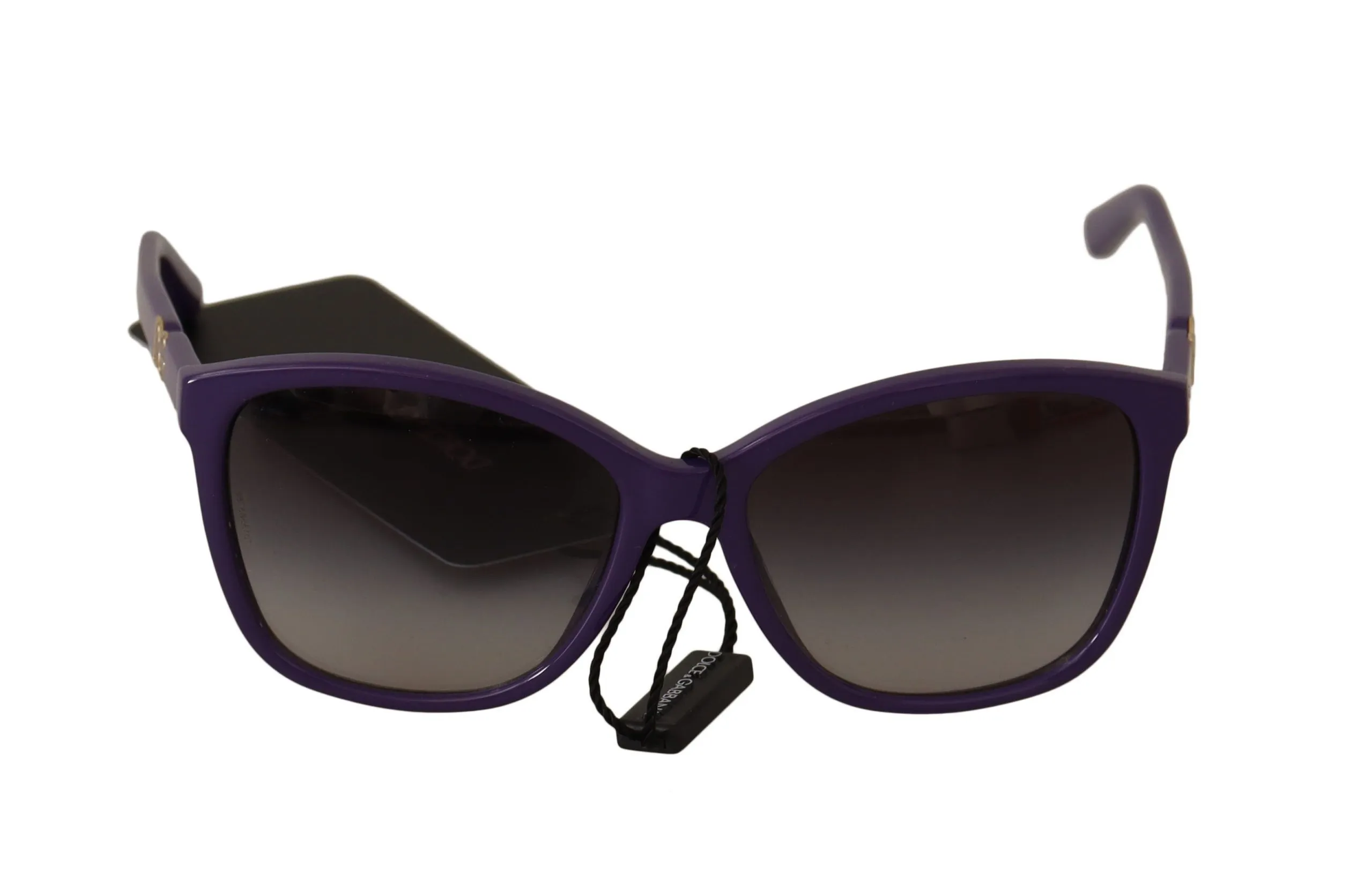 Dolce & Gabbana Women's Elegant Purple Frame Black Lens Shades