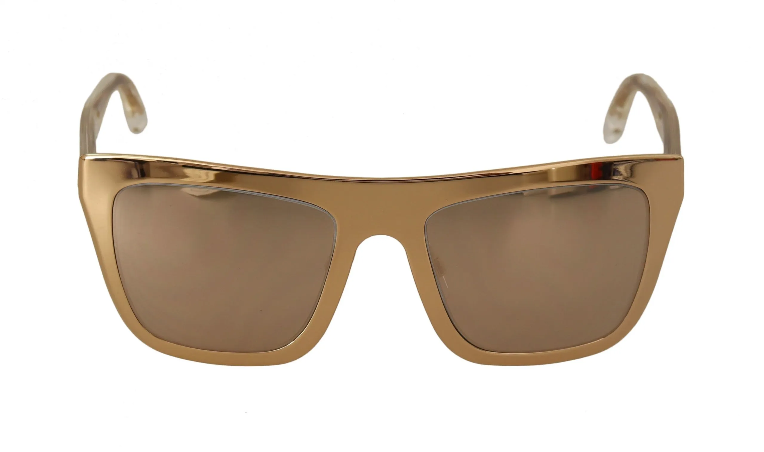 Dolce & Gabbana Unisex Elegant Gold Plated Unisex Sunglasses