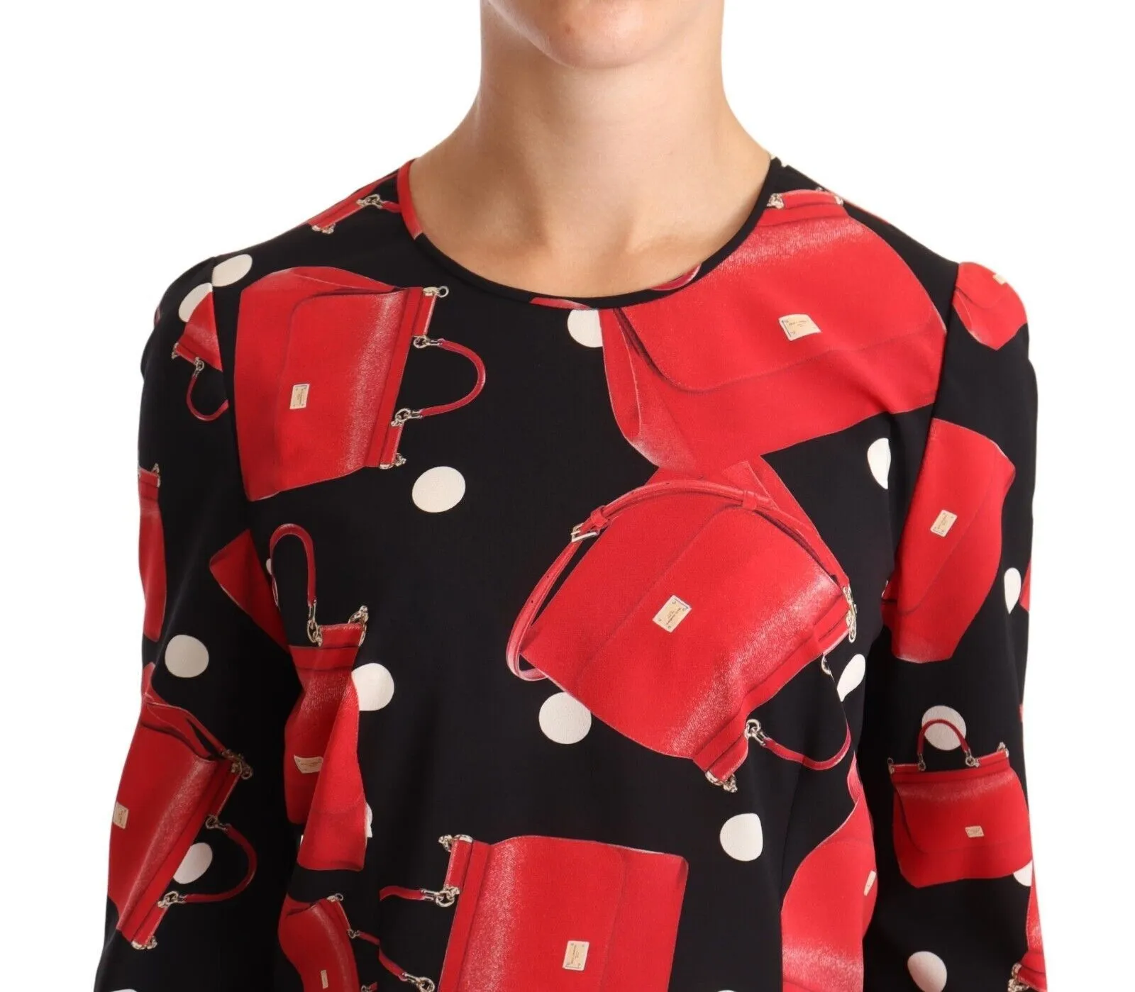 Dolce & Gabbana Women's Elegant Sicily Bag Print Blouse