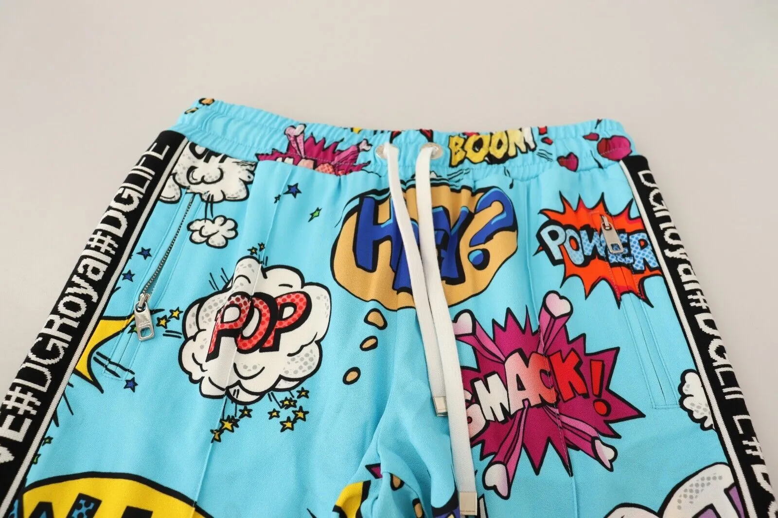 Dolce & Gabbana Women's Chic Cartoon Print Knitted Jogger Pants