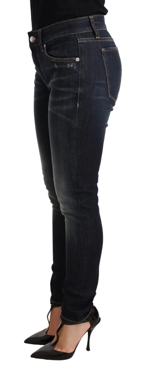 Dolce & Gabbana Women's Chic Blue Slim Skinny Jeans