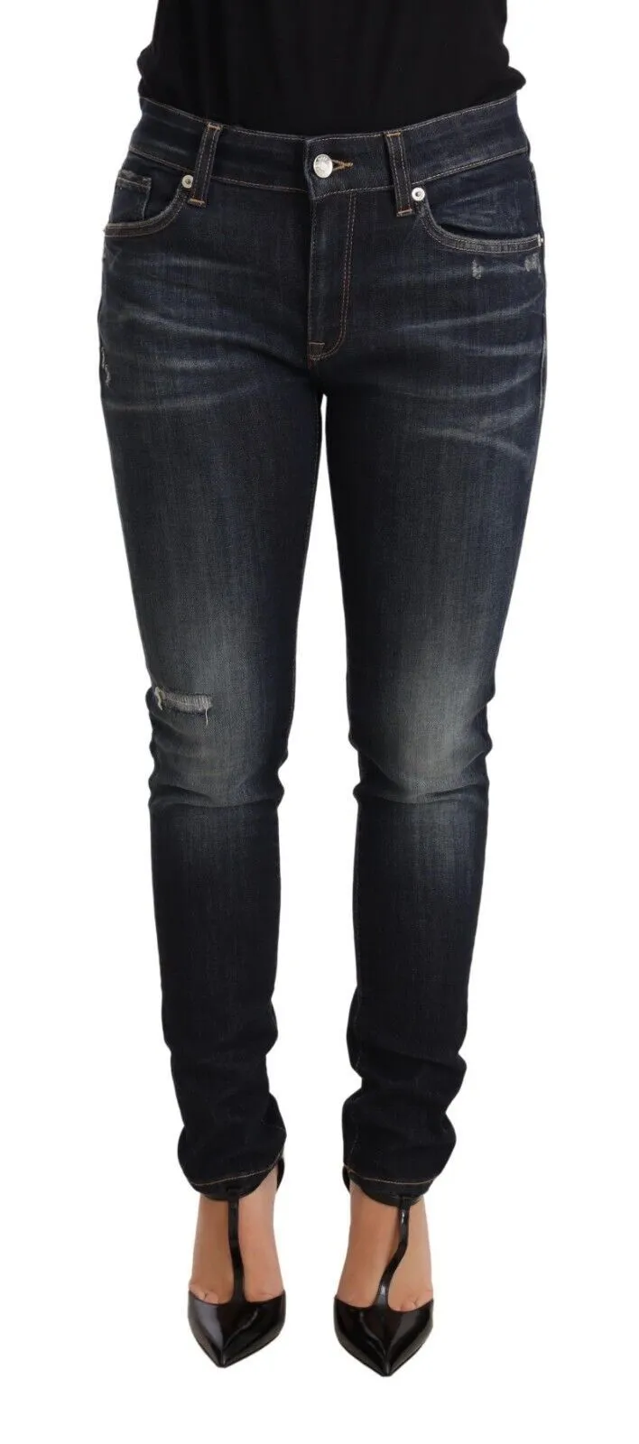 Dolce & Gabbana Women's Chic Blue Slim Skinny Jeans