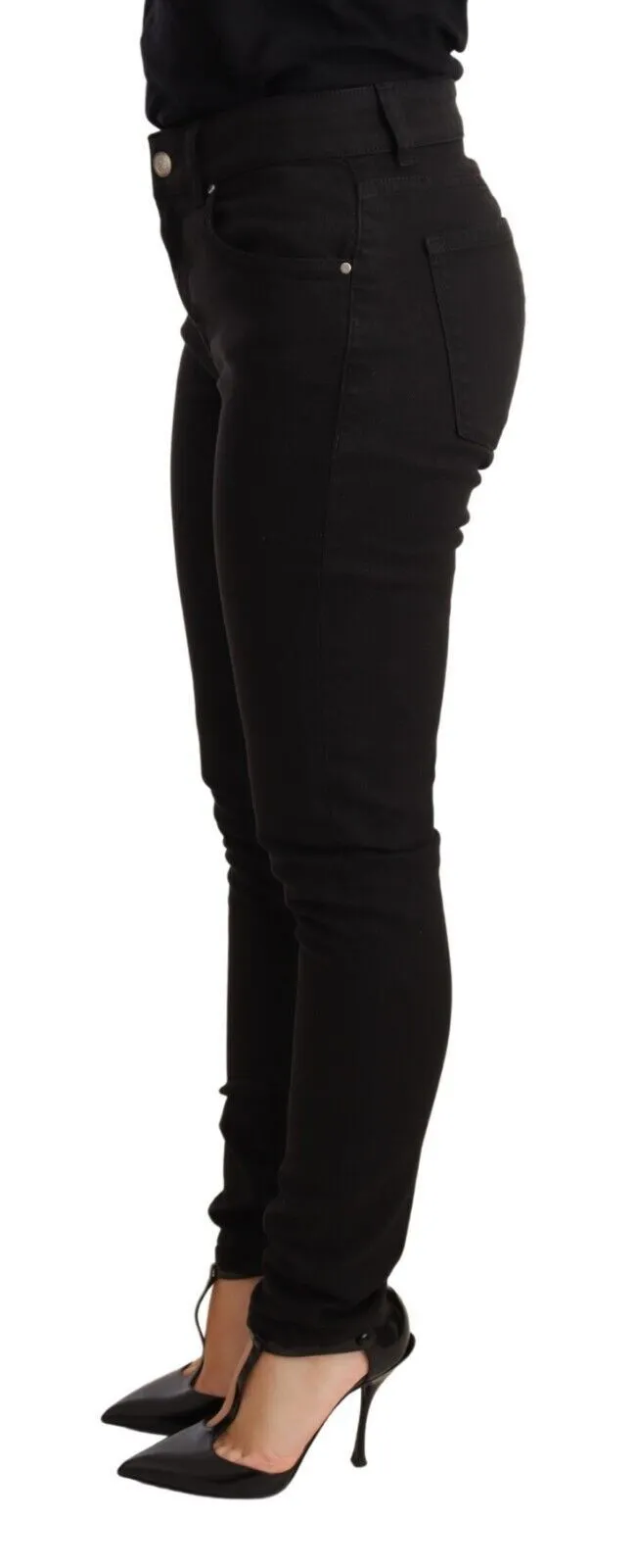Dolce & Gabbana Women's Elegant Slim-Fit Mid Waist Skinny Jeans