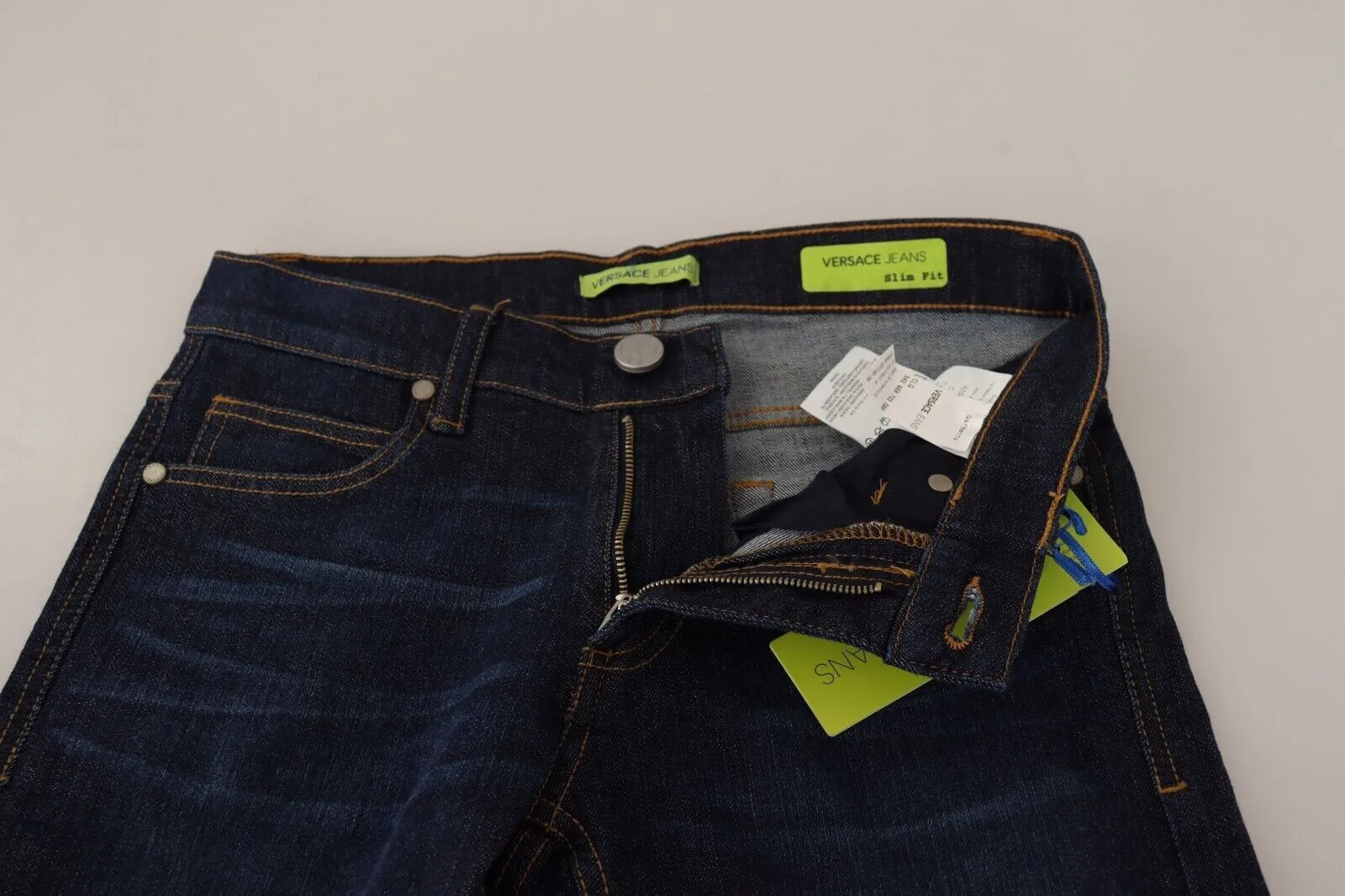Versace Jeans Women's Elegant Low Waist Skinny Designer Jeans