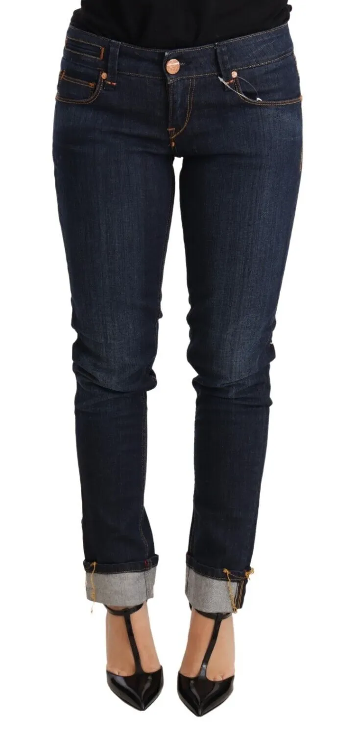 Acht Women's Chic Low Waist Skinny Denim