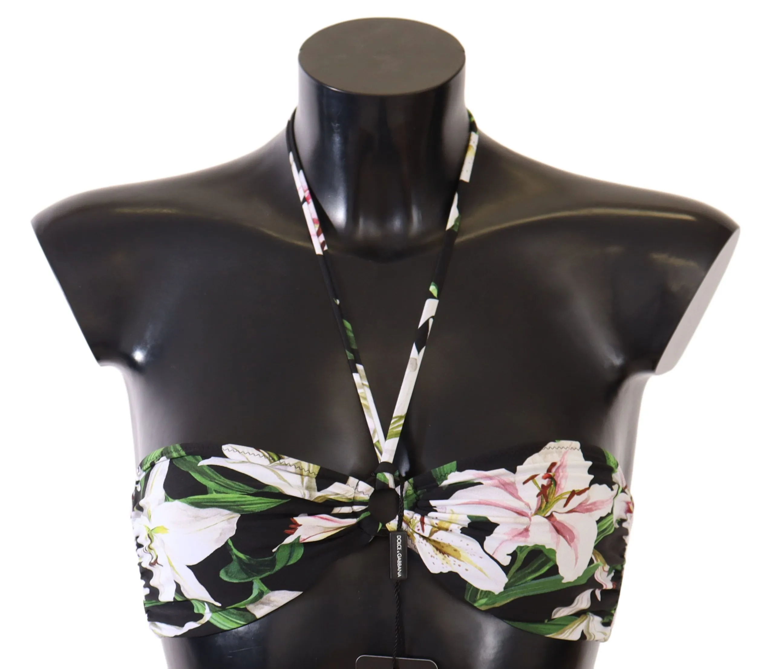 Dolce & Gabbana Women's Exquisite Floral Print Bikini Top