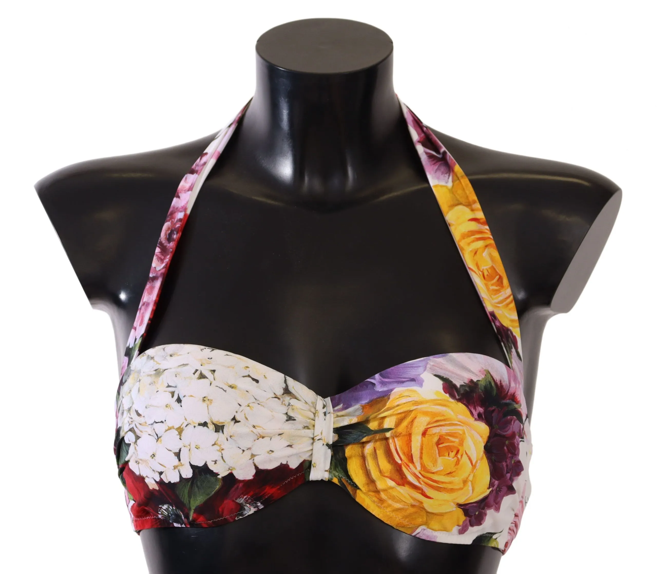 Dolce & Gabbana Women's Chic Floral Print Bikini Top - Summer Essential