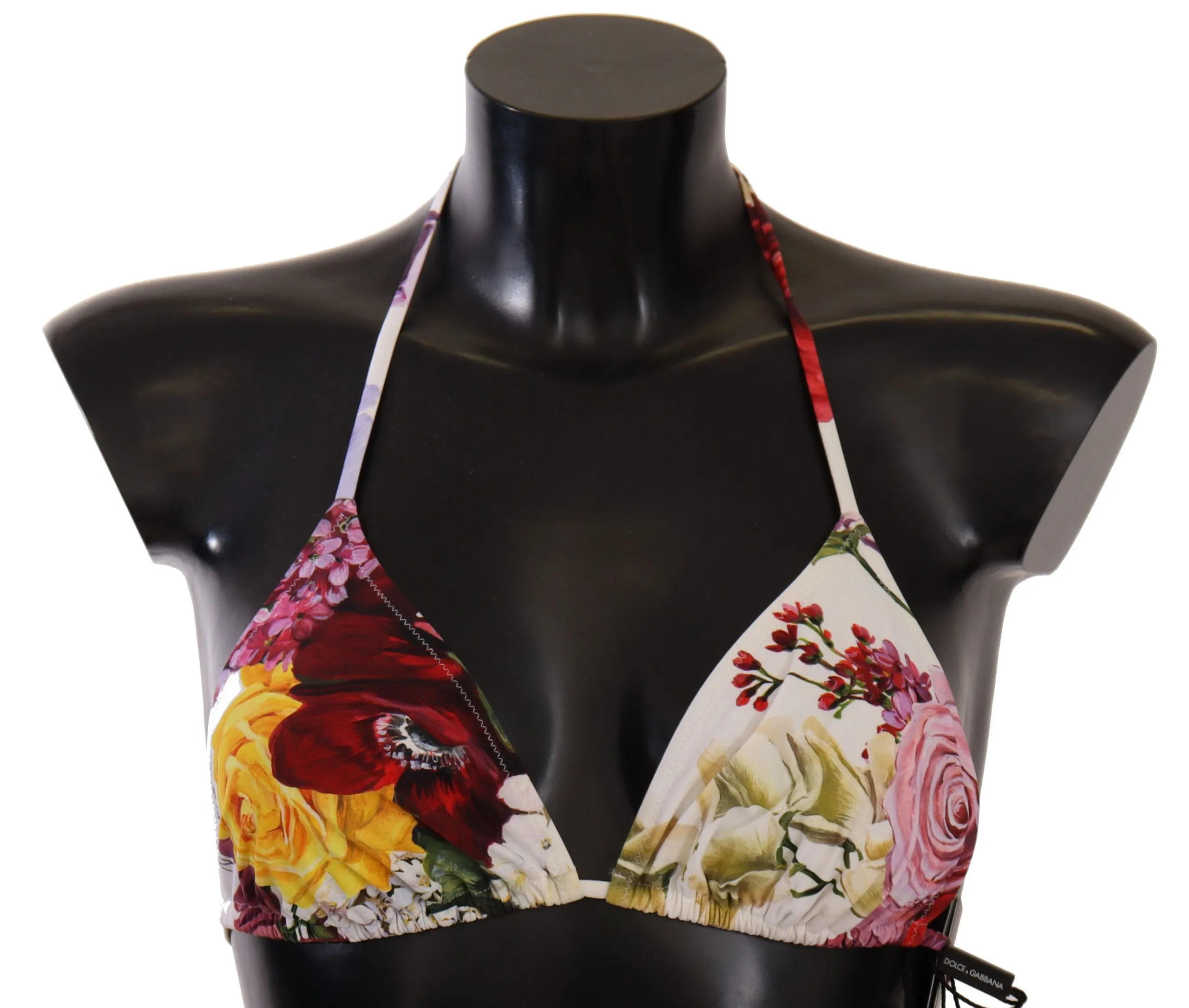 Dolce & Gabbana Women's Chic Floral Print Bikini Top