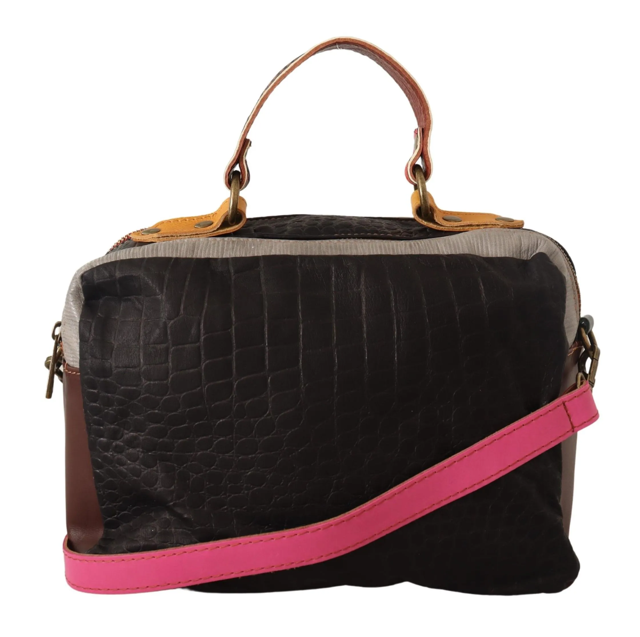 EBARRITO Women's Chic Multicolor Leather Shoulder Bag