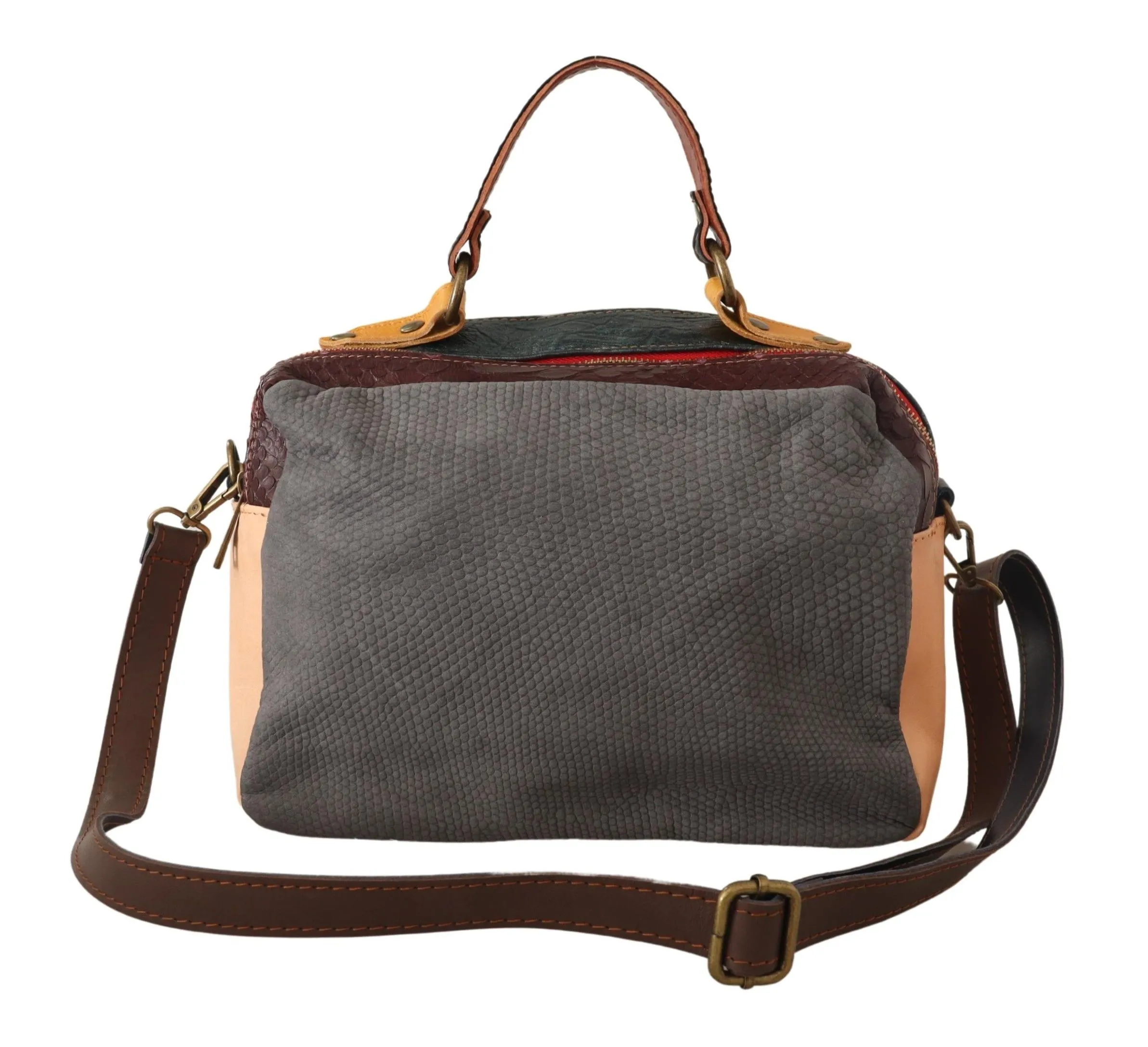 EBARRITO Women's Chic Multicolor Leather Shoulder Bag