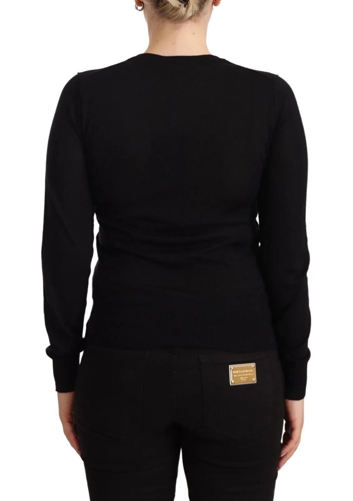 Dolce & Gabbana Women's Elegant Black Turtleneck Sweater