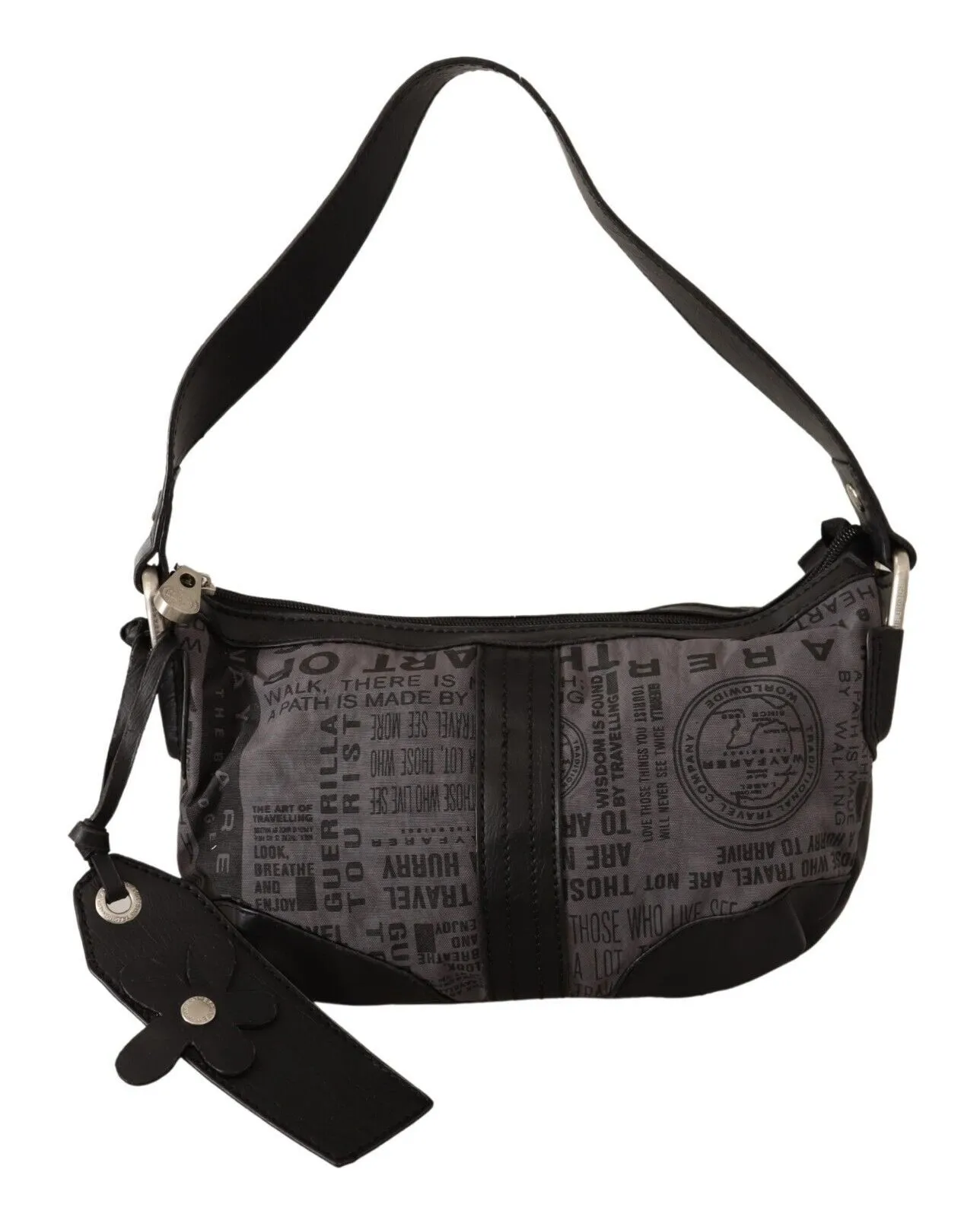 WAYFARER Women's Chic Gray Fabric Shoulder Handbag