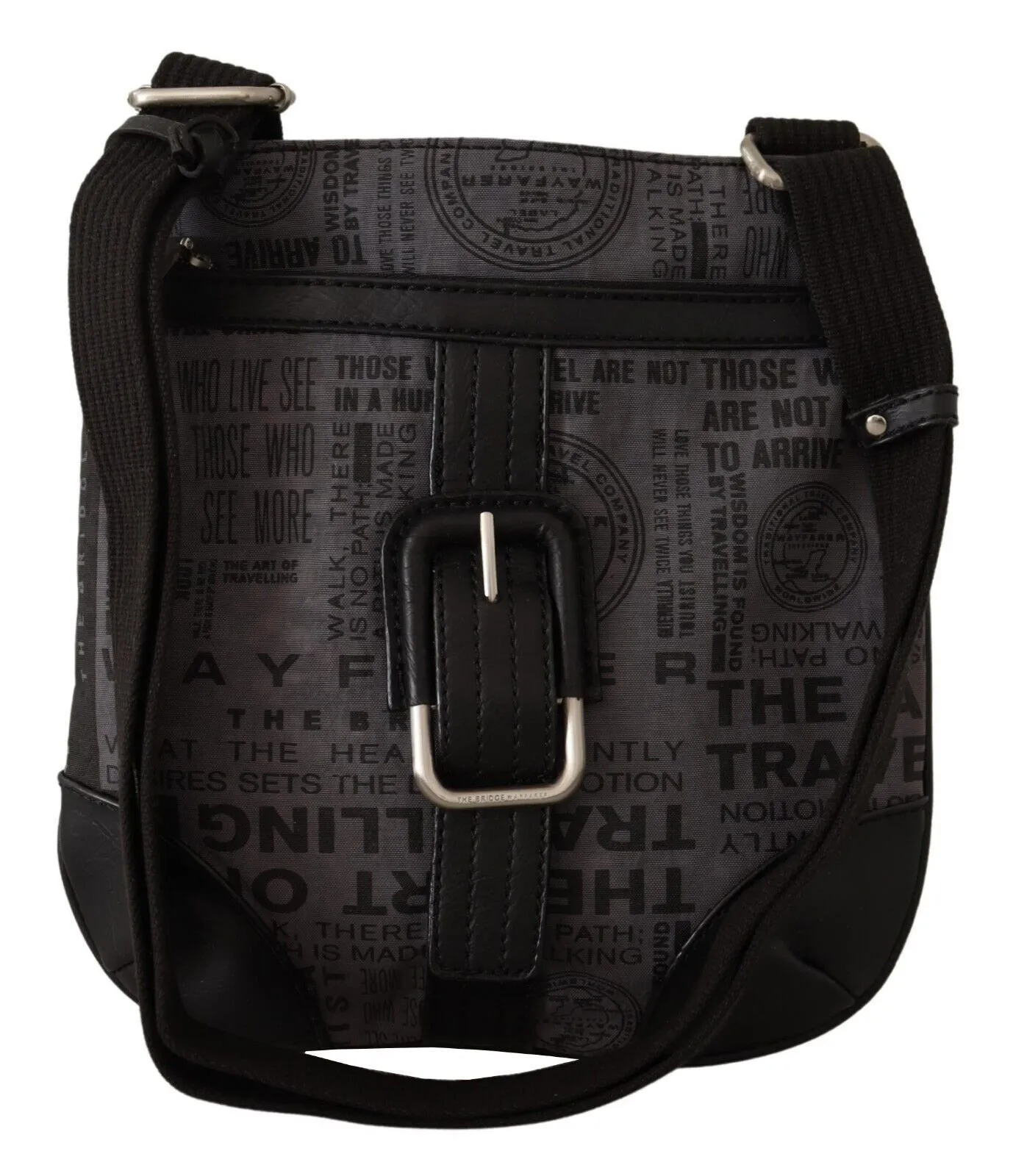 WAYFARER Women's Chic Gray Fabric Crossbody Bag