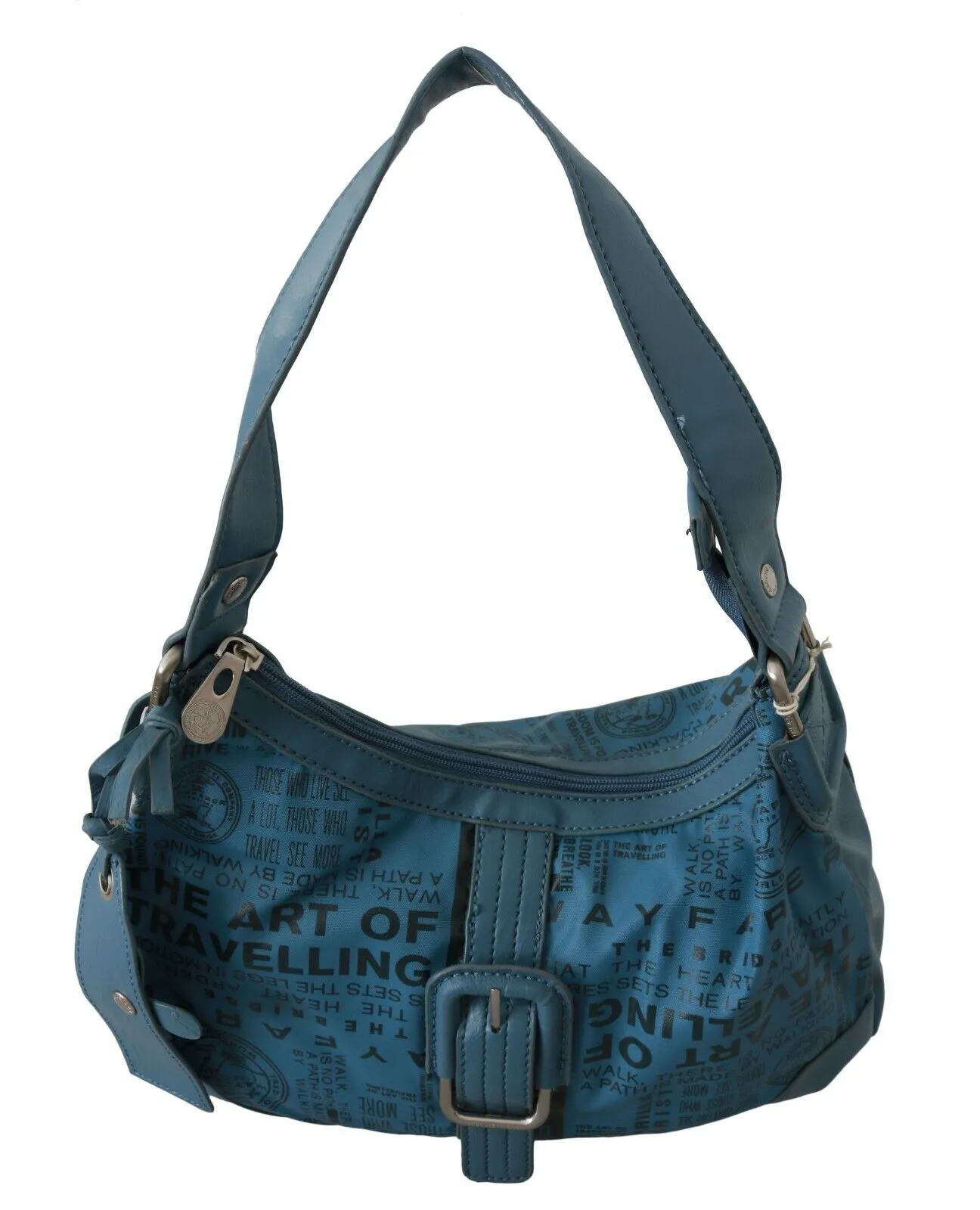 WAYFARER Women's Chic Blue Fabric Shoulder Bag - Perfect for Everyday Elegance