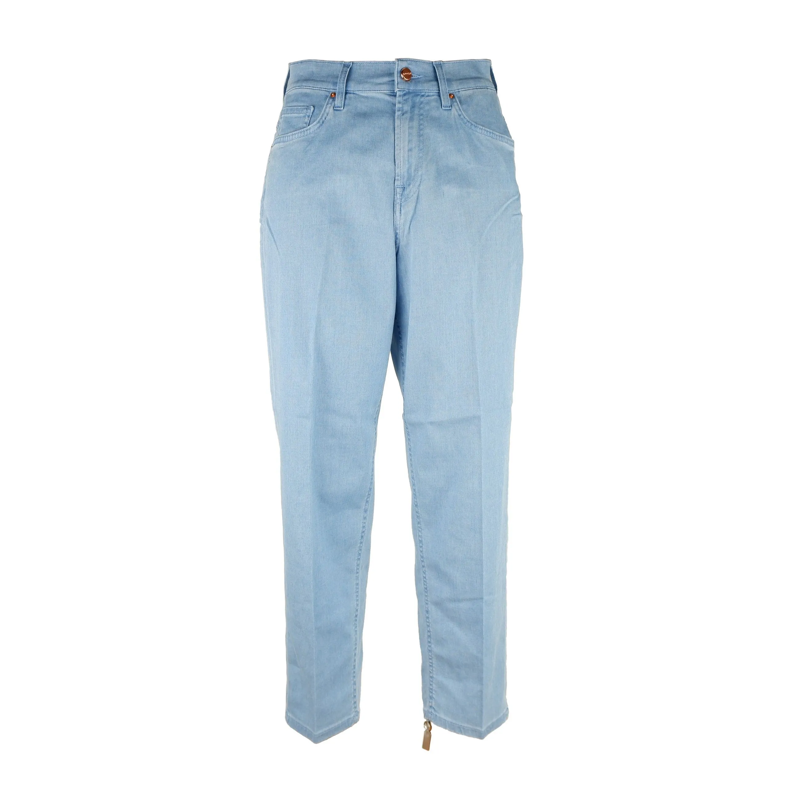 Don The Fuller Women's Chic Light Blue Regular Fit Jeans for Women