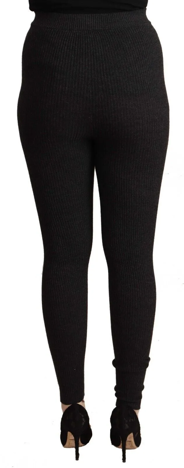 Dolce & Gabbana Women's Elegant High-Waist Wool Tights Pants