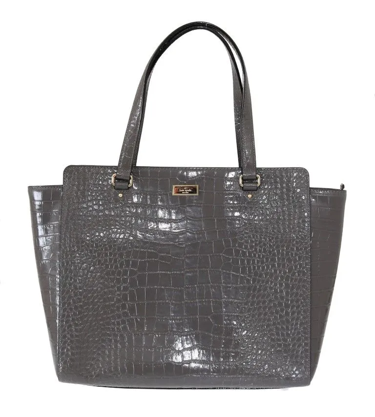 Kate Spade Women's Chic Elissa Gray Leather Handbag