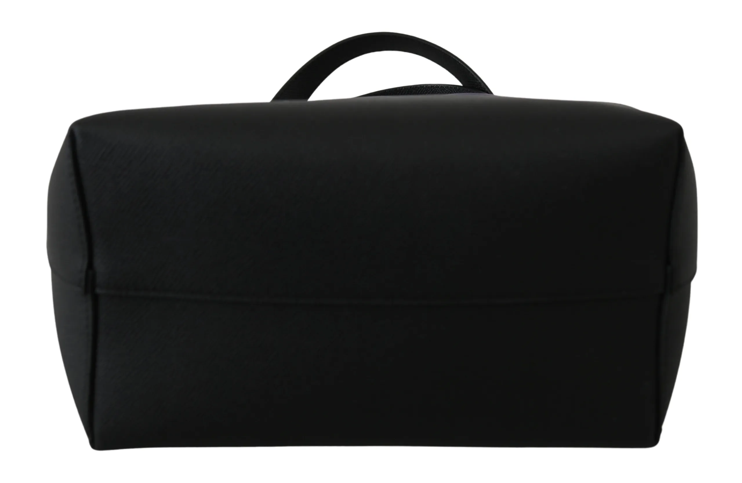 Dolce & Gabbana Women's Elegant Black Leather Shopping Tote