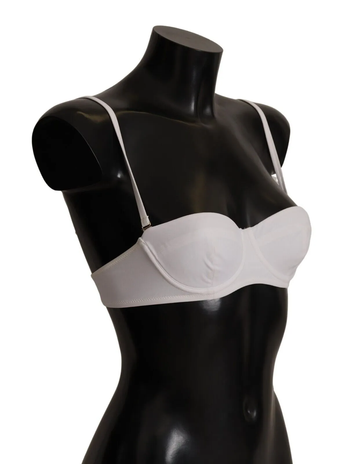 Dolce & Gabbana Women's Chic White Nylon Balconette Bra