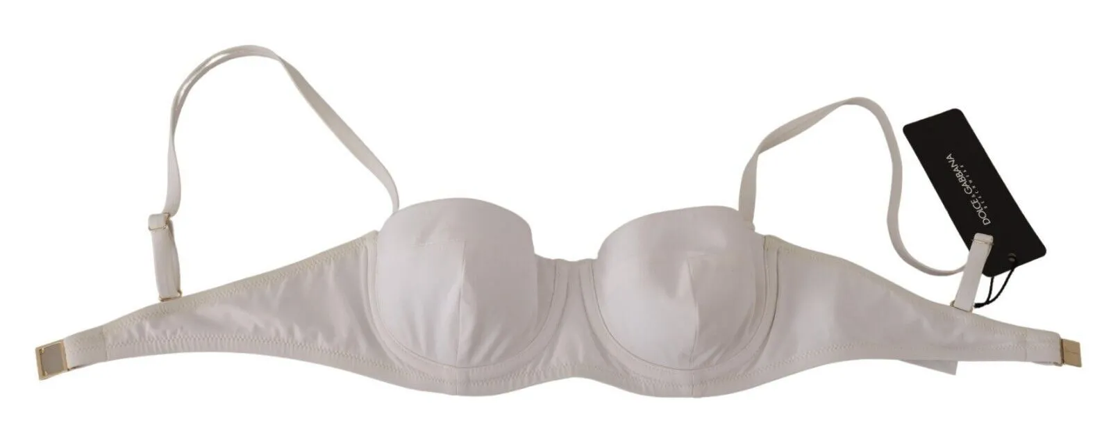 Dolce & Gabbana Women's Chic White Nylon Balconette Bra