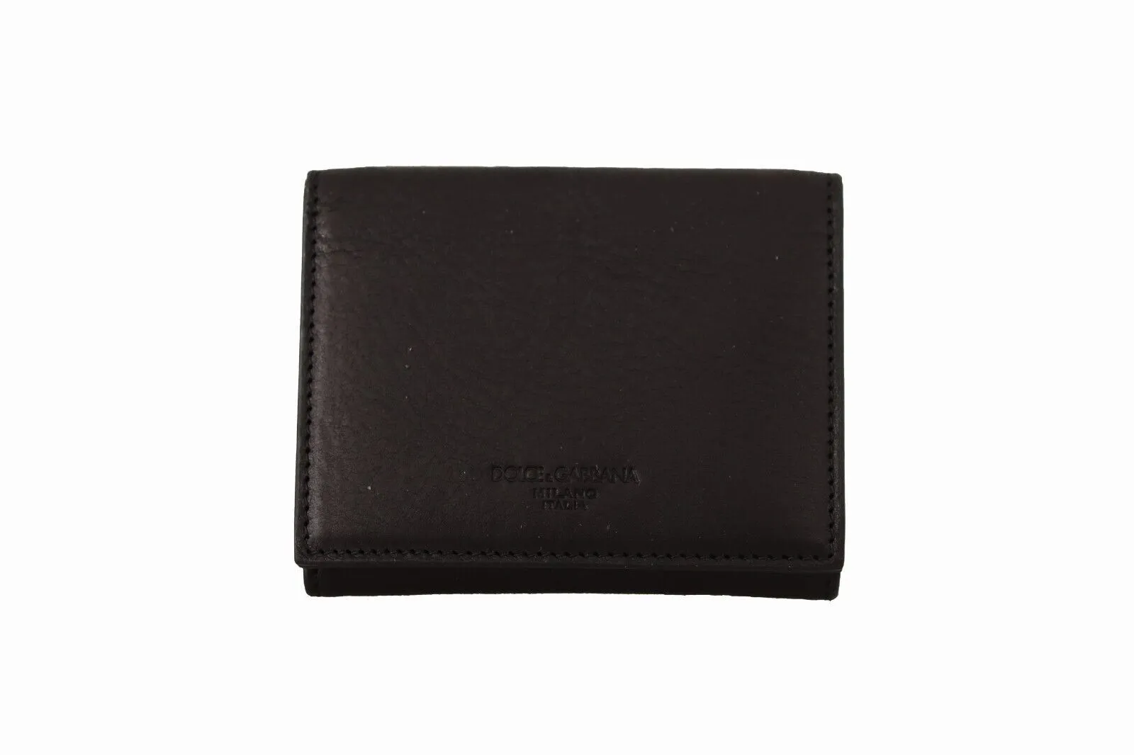 Dolce & Gabbana Men's Elegant Leather Trifold Multi Kit with Belt Strap