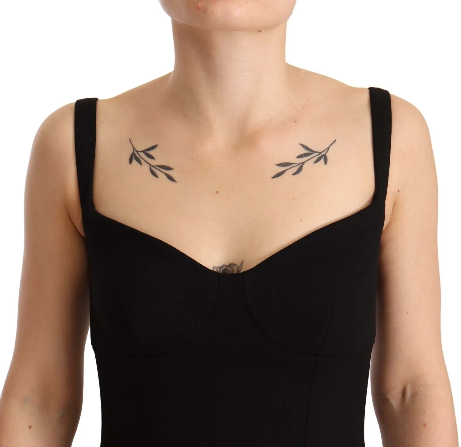 Dolce & Gabbana Women's Elegant A-Line Sheath Dress in Black