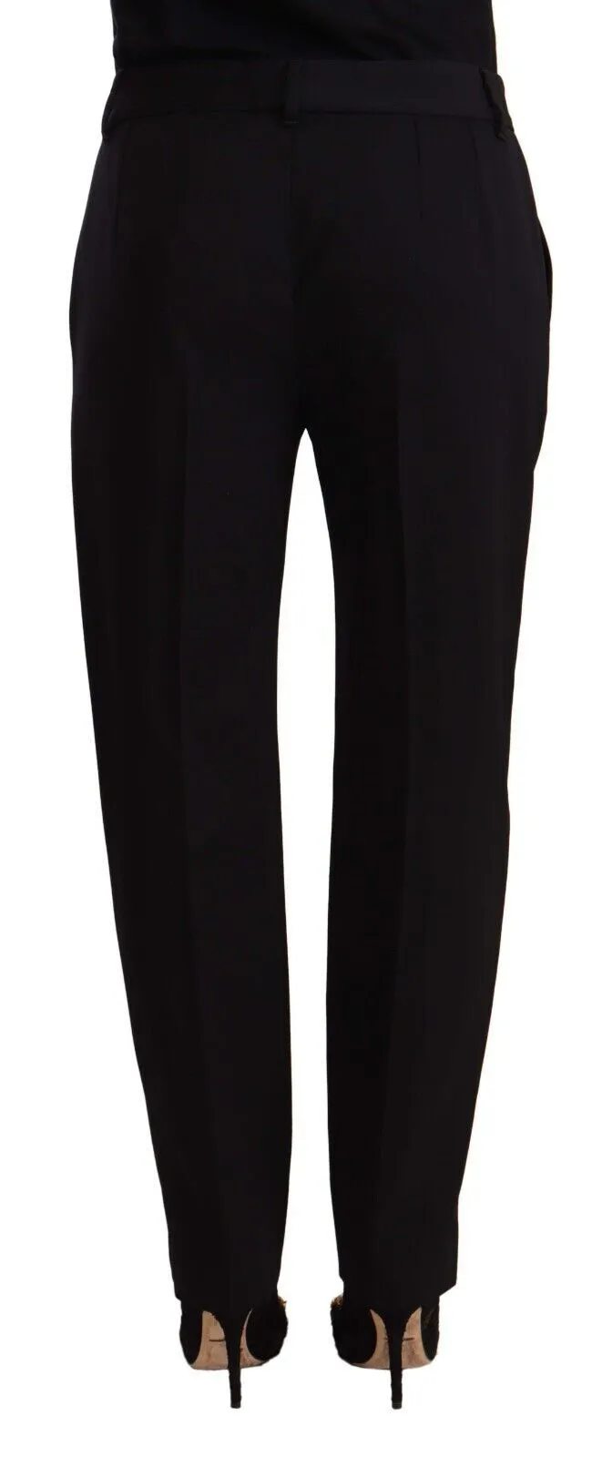 Dolce & Gabbana Women's Elegant Tailored Wool Blend Trousers