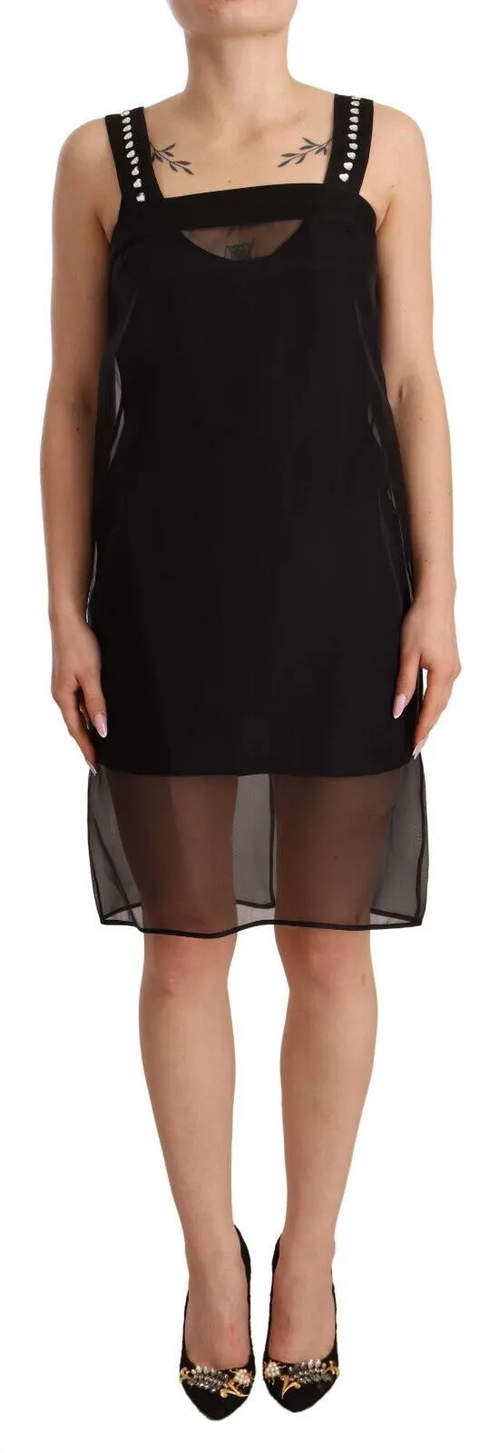 Dolce & Gabbana Women's Elegant Sheath Mini Dress with Crystals