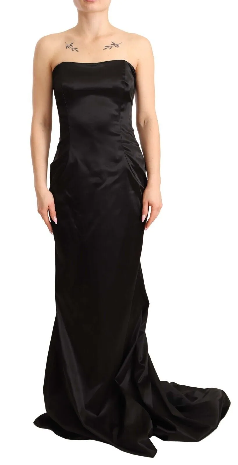 Dolce & Gabbana Women's Elegant Black Strapless Mermaid Dress