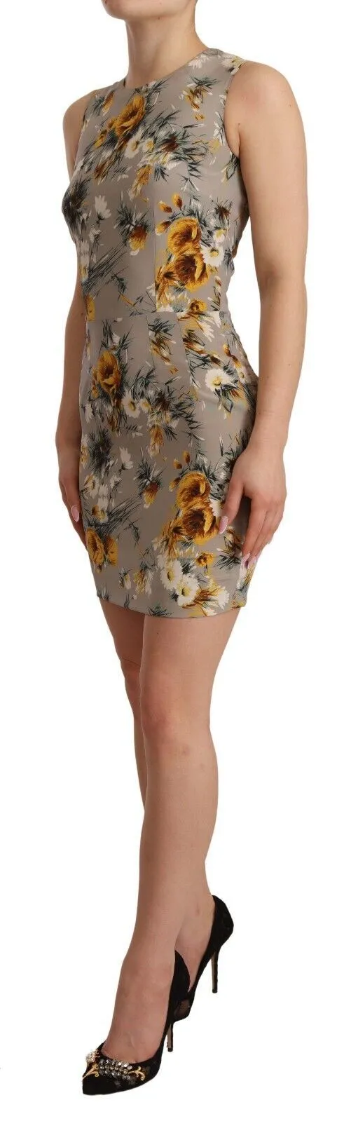 Dolce & Gabbana Women's Elegant Floral Sheath Mini Dress