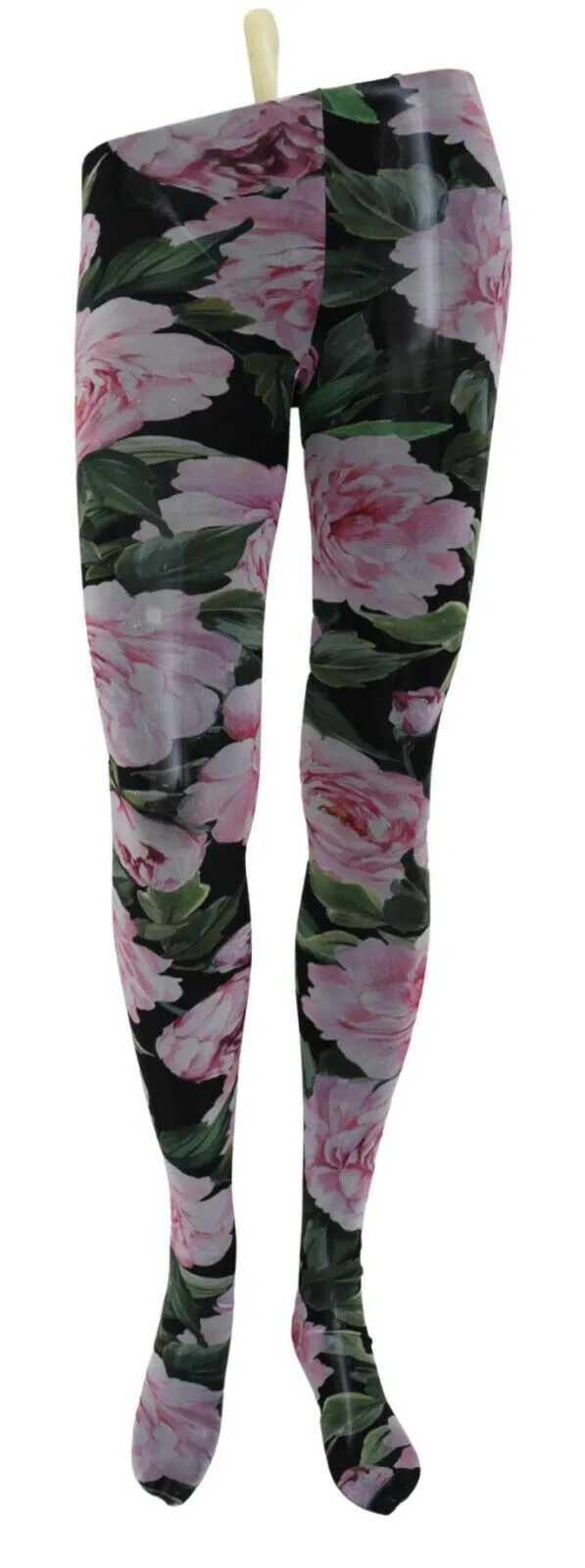 Dolce & Gabbana Women's Elegant Floral Micro Mesh Tights